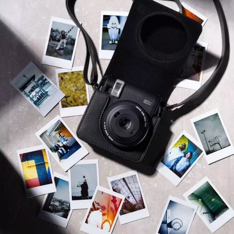 Funda para mujer Fujifilm 70100162646 negra correa de hombro Instax mini 99