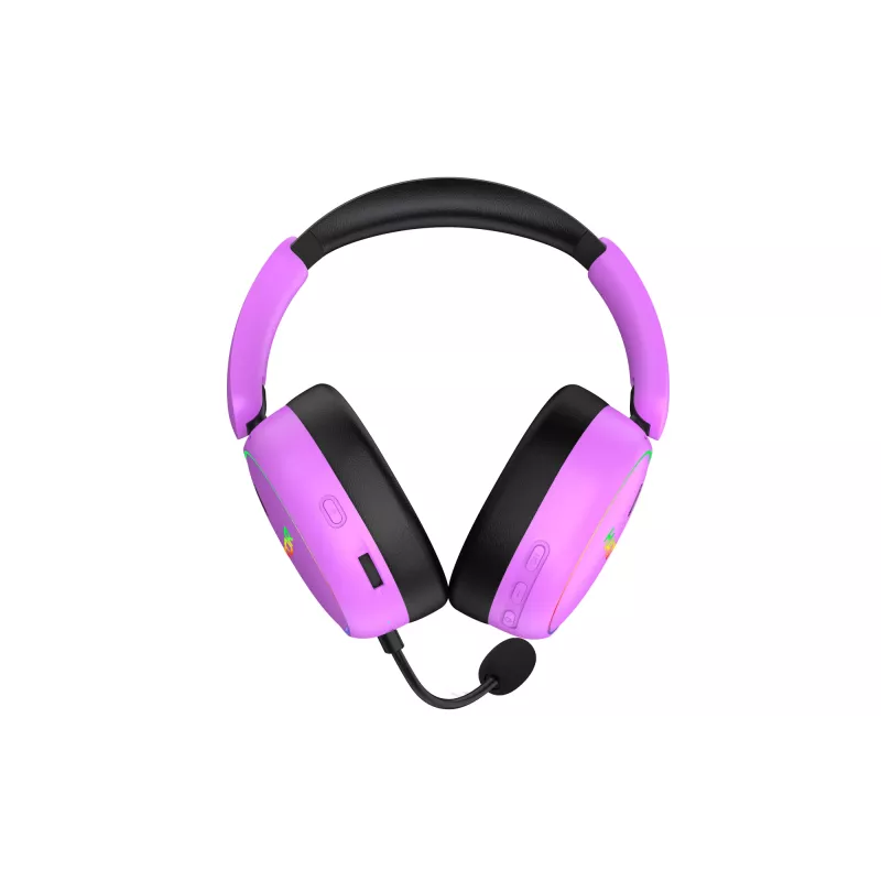 HATOR Phoenix 2 auriculares inalámbricos cable e inalámbrico diadema gaming USB Type-C / USB Type-A Bluetooth violeta