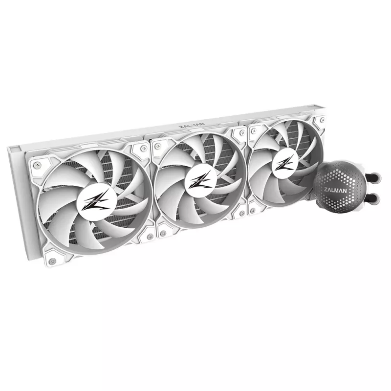 Zalman ALPHA36 White refrigeración líquida CPU radiador de 360 mm 3 ventiladores de 120 mm bomba ARGB refrigeración líquida todo en uno de doble procesador 12 cm