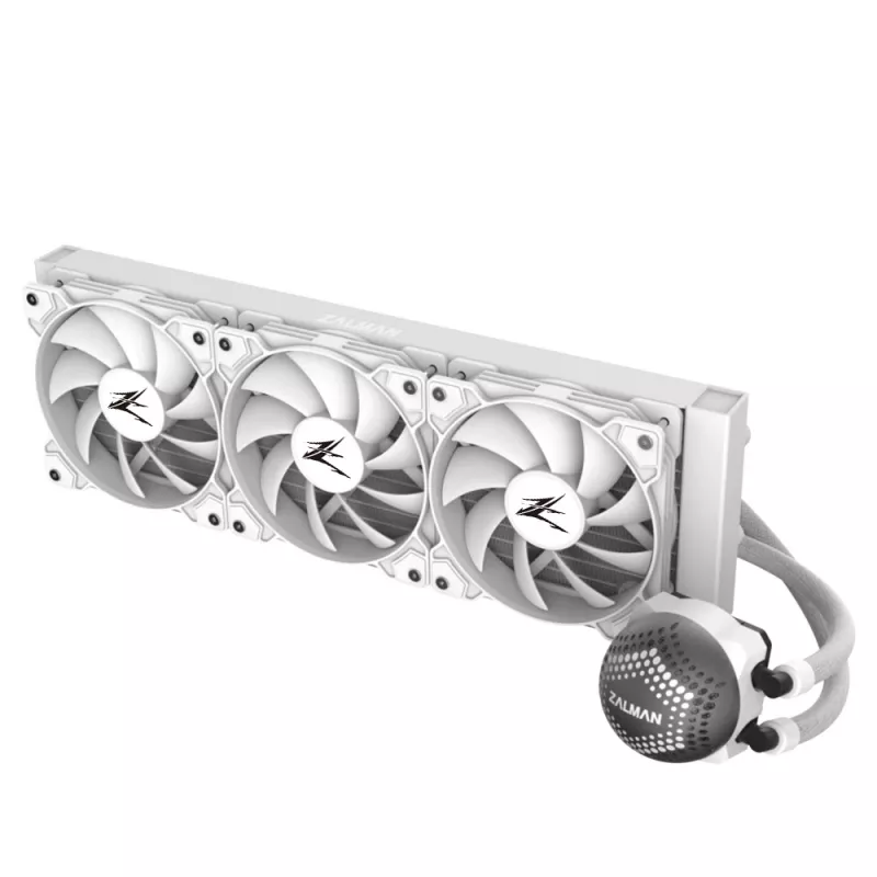 Zalman ALPHA36 White refrigeración líquida CPU radiador de 360 mm 3 ventiladores de 120 mm bomba ARGB refrigeración líquida todo en uno de doble procesador 12 cm