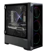 Zalman Z8 TG ATX Semitorre Caja para PC, ventiladores ARGB x3, T/G Semitorre Negro
