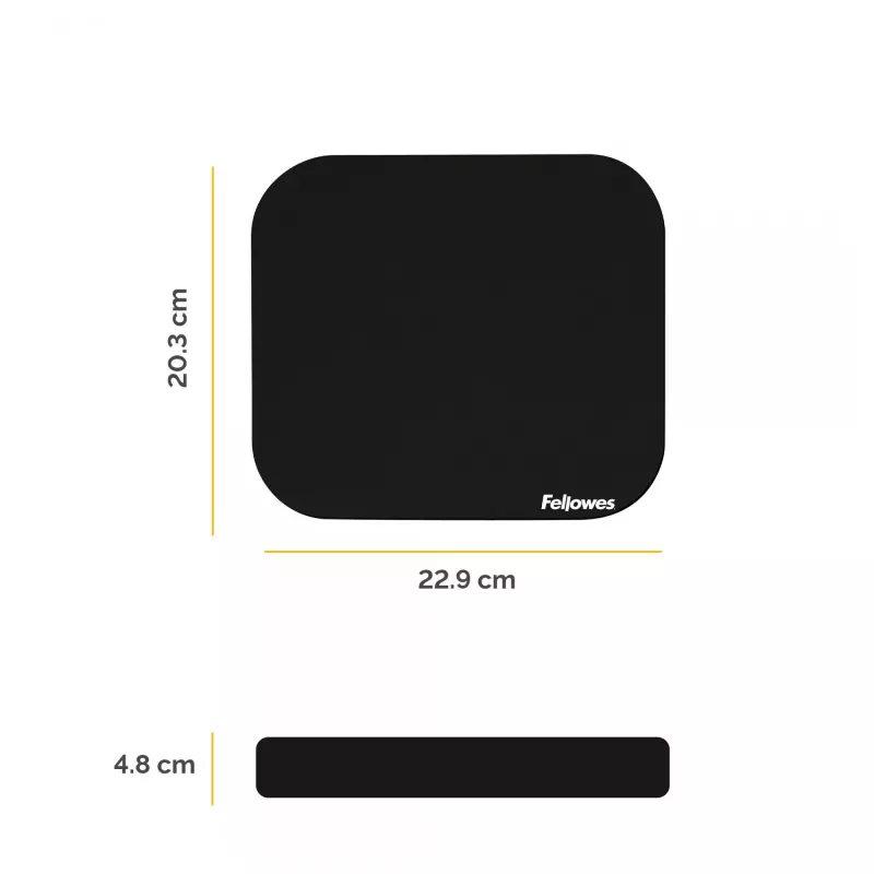 Alfombrilla de ratón Fellowes Premium - Negra