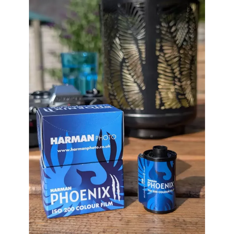 Harman Phoenix II 200 película de color negativo, carrete 120