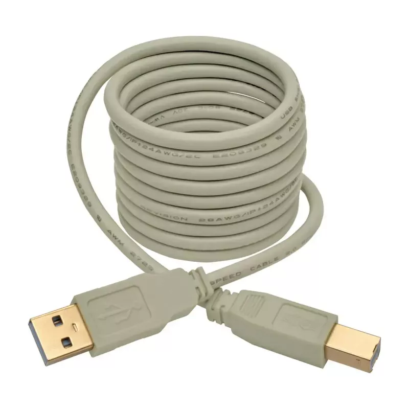 Cable USB 2.0 A a B Tripp Lite U022-006-BE 1,8 m beige