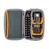 Funda para cámara Lowepro HARDSIDE CS 60 — funda rígida, compacta, 140×85×227 mm, negra/naranja