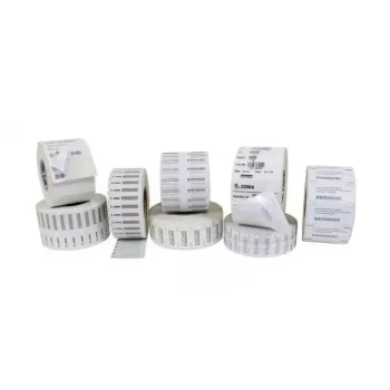 Etiqueta de código de barras Zebra 10026769 blanca