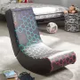 Silla gaming para consola x rocker Neo Hex Edition — asiento y respaldo acolchados, ancho 410 mm, profundidad 855 mm, altura 650 mm