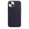 Funda MagSafe de piel para Apple iPhone 14 — violeta, compatible con 6,1 pulgadas