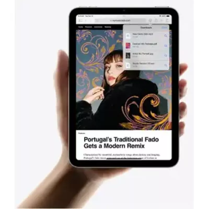 Tablet Apple iPad mini 8,3 pulgadas A17 Pro 256GB iPadOS 18