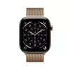 Apple Watch GPS + Cellular 46mm carcasa de titanio dorado correa Milanese Loop dorada M/L