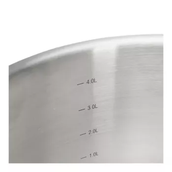 Salsera de Buyer 3505.24 4 L redonda acero inoxidable 24 cm