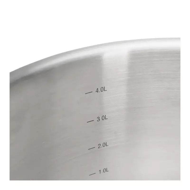Salsera de Buyer 3505.24 4 L redonda acero inoxidable 24 cm