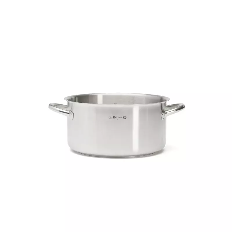 Salsera de Buyer 3505.24 4 L redonda acero inoxidable 24 cm
