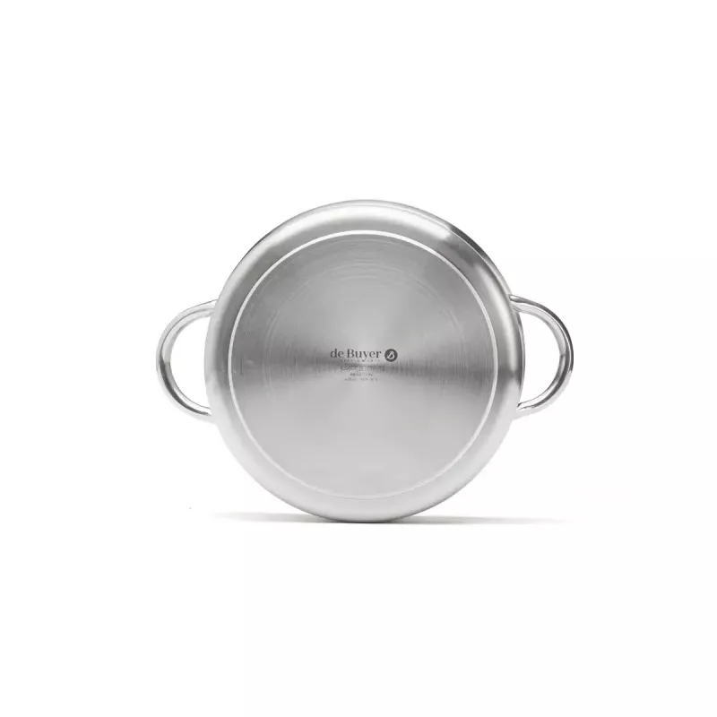 Salsera de Buyer 3505.24 4 L redonda acero inoxidable 24 cm