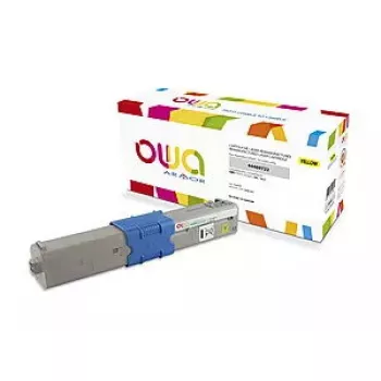 Tóner OWA Armor compatible con OKI 44469722 5000 páginas amarillo