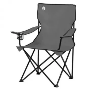 Silla de camping COLEMAN 2000038574 — 4 patas, carga máx. 113 kg, 3,3 kg, 870×540 mm, Gris