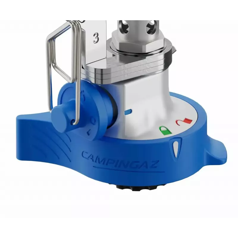 Hornillo de camping de combustible líquido Campingaz 2227471 — un quemador, gas natural, 200 g, 95 mm de altura, 13,5 cm de diámetro