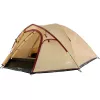 Tienda de campaña de verano COLEMAN Darwin 4 Plus para 4 personas — beige/rojo oscuro