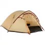 Tienda de campaña de verano COLEMAN Darwin 4 Plus para 4 personas — beige/rojo oscuro