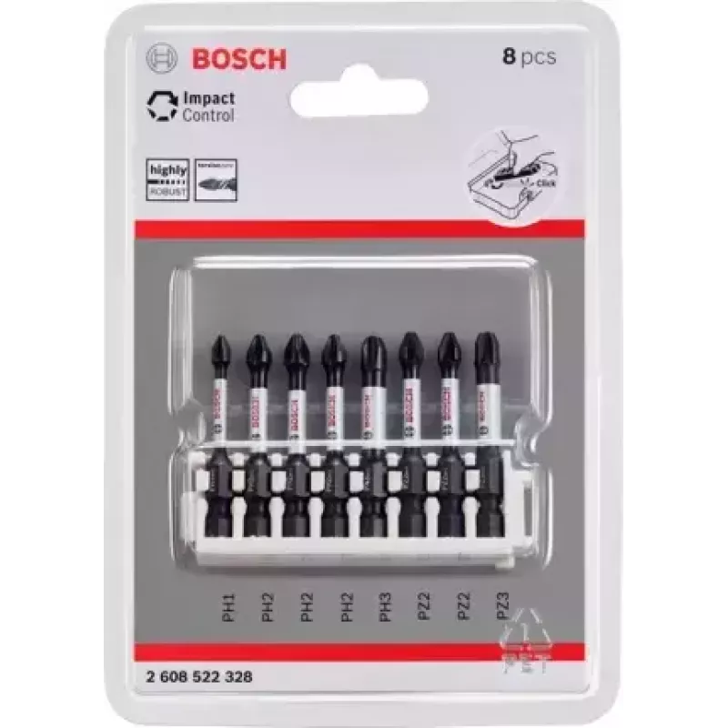 Juego de puntas para destornillador Bosch 2 608 522 328