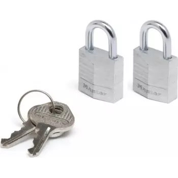 Master Lock 9120EURTCC candado 20 mm, paquete de 2