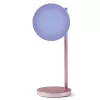 Lámpara LED de mesa Lexon Bubble Lamp LH70LP rosa claro 15W con cargador inalámbrico