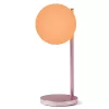 Lámpara LED de mesa Lexon Bubble Lamp LH70LP rosa claro 15W con cargador inalámbrico