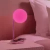 Lámpara LED de mesa Lexon Bubble Lamp LH70LP rosa claro 15W con cargador inalámbrico