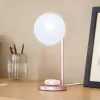 Lámpara LED de mesa Lexon Bubble Lamp LH70LP rosa claro 15W con cargador inalámbrico