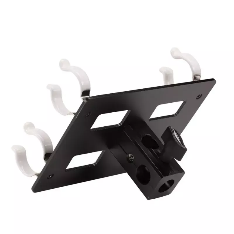 Set de montaje Nanlite Pavotube Double Bank 2 T12 mástil LED negro