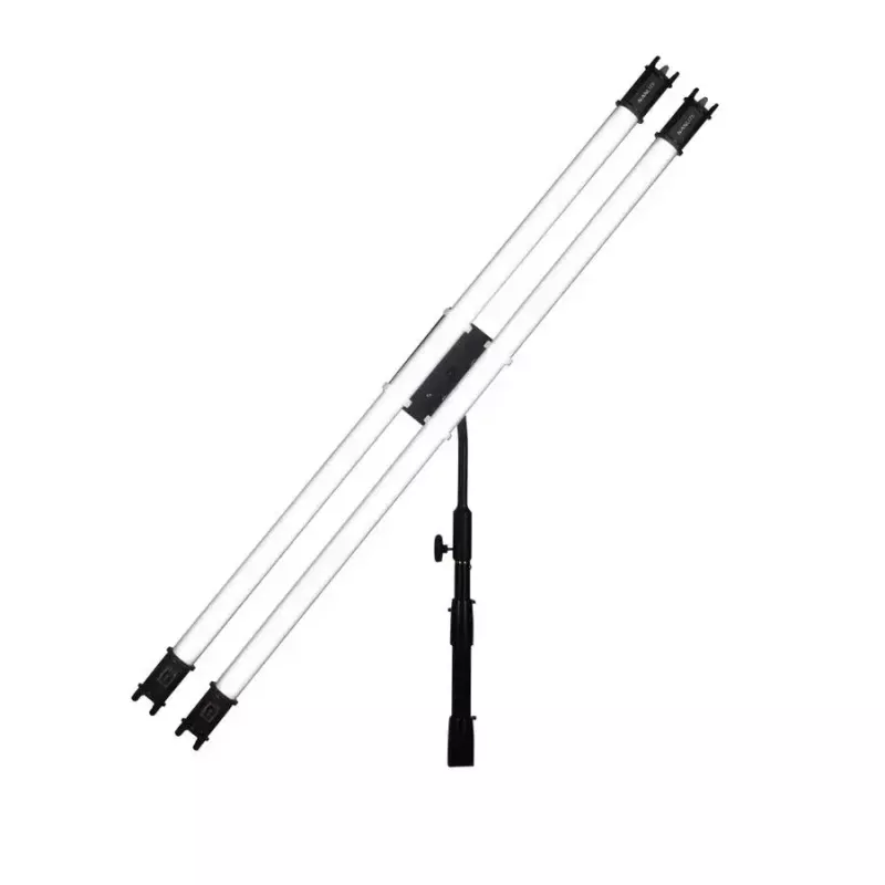 Set de montaje Nanlite Pavotube Double Bank 2 T12 mástil LED negro