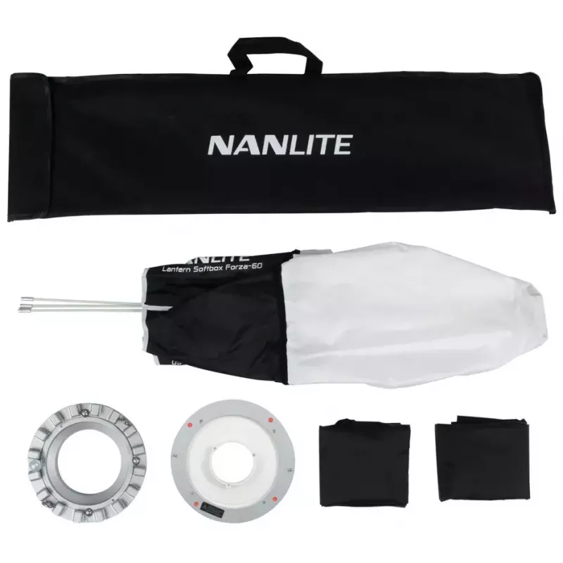 Modificador de luz Nanlite LT-FZ60 plata blanco 45 cm de diámetro