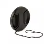 Tapa de objetivo Kaiser Fototechnik Snap-On 62 mm negra