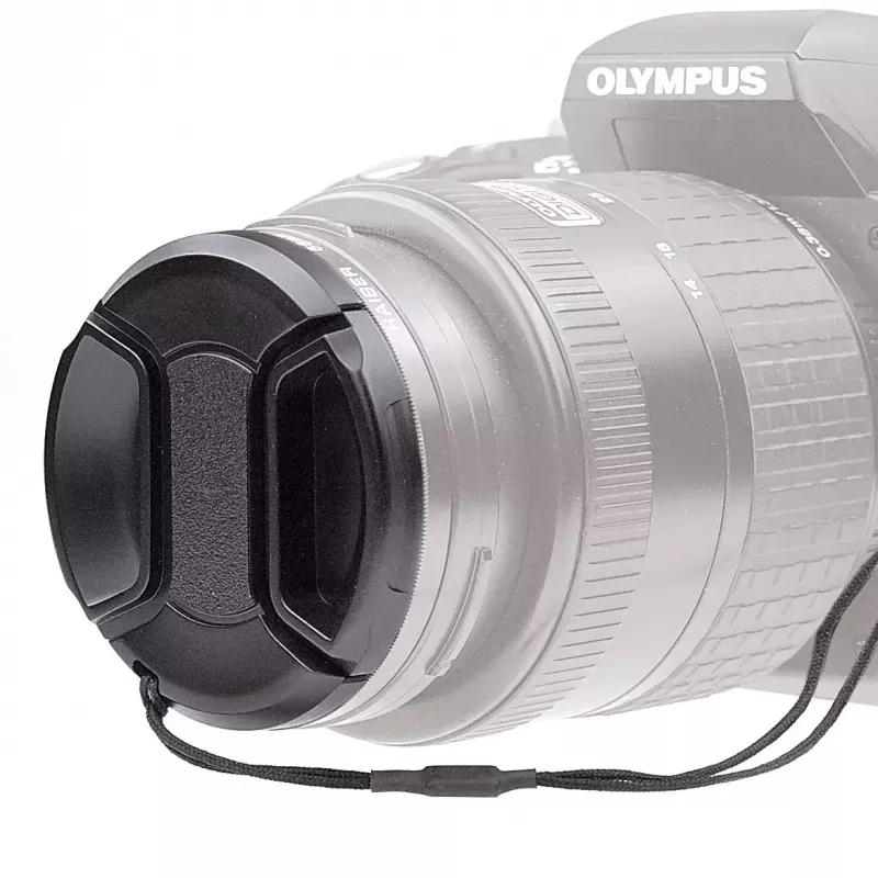 Tapa de objetivo Kaiser Fototechnik 6848 4,6 cm negra para réflex
