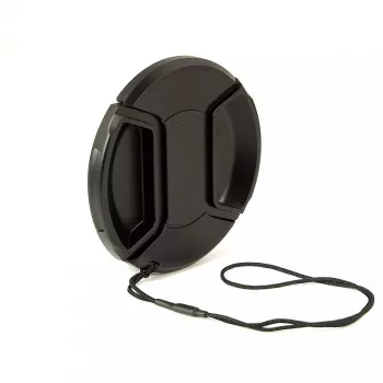 Tapa de objetivo Kaiser Fototechnik 6848 4,6 cm negra para réflex