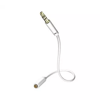 Cable de audio Inakustik 00310505 5m 3,5mm blanco