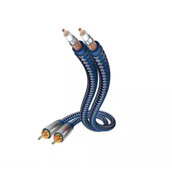 Cable de audio Inakustik 0040403 3m 2xRCA azul