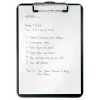Tabla con pinza Leitz WOW A4 metal poliestireno negro