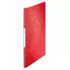 Carpeta de presentación Leitz WOW 20 fundas A4 roja polipropileno