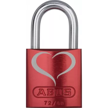 Candado ABUS 72/40 Look 2 SL 6 – arco de acero inoxidable, 40 mm de ancho de arco