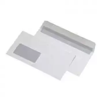 Bolsas de envío MAILmedia C5 con ventana, 500 uds., blanco