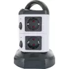 Regleta de alimentación Schwaiger STDT2718 1,8 m 7 tomas de corriente para interior negro blanco