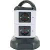 Regleta de alimentación Schwaiger STDT2718 1,8 m 7 tomas de corriente para interior negro blanco