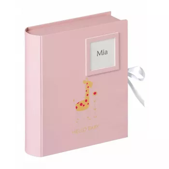 Caja de almacenamiento Walther Design Baby Animal FB-148-R rectangular rosa