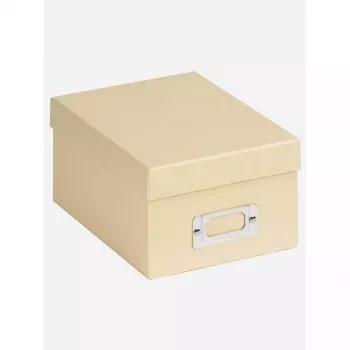 Caja de almacenamiento Walther FB-115-H rectangular papel crema