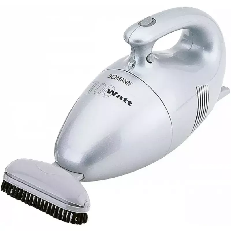 Aspirador de mano BOMANN CB 947, limpieza en seco, 700 W, Plata, con cepillos y boquilla para juntas