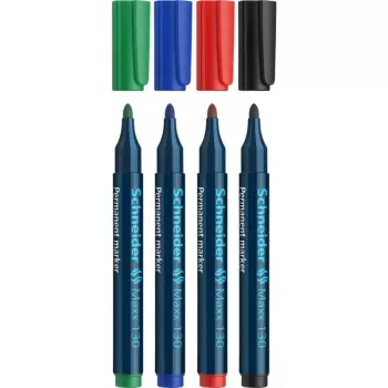 Rotulador permanente Schneider Maxx 130, 1-3 mm, varios colores