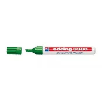 Rotulador permanente Edding 3300 Verde 10 uds.