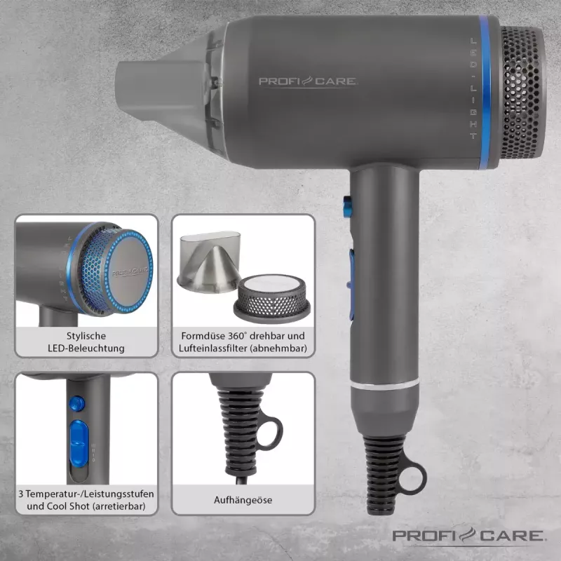 Secador de pelo ProfiCare 330820 1800 W