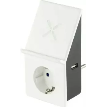 Adaptador de carga USB REV 0020870103 carga inalámbrica con 1 toma de corriente